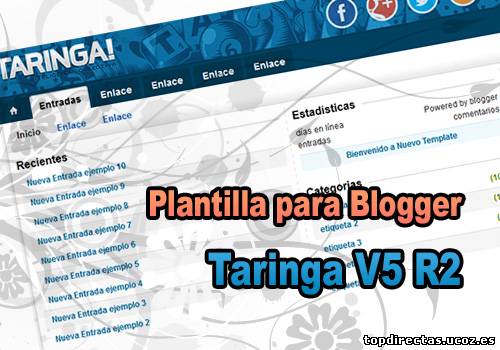 Taringa V5 R2 - Plantilla para Blogger