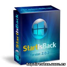 StartIsBack 2.0.2 Final activado Menu de inicio para Windows 8
